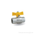 Brass Gas Valve Butterfly Valve with Female and Male